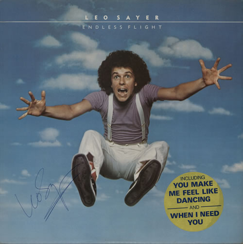 Leo Sayer Endless Flight - Autographed vinyl LP album (LP record) UK LSYLPEN583586