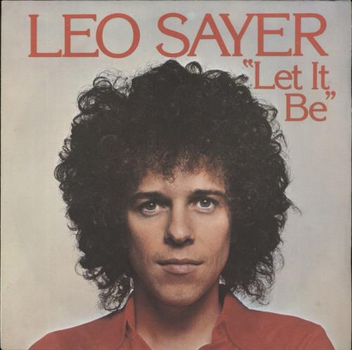 Leo Sayer Let It Be 7" vinyl single (7 inch record / 45) UK LSY07LE866549