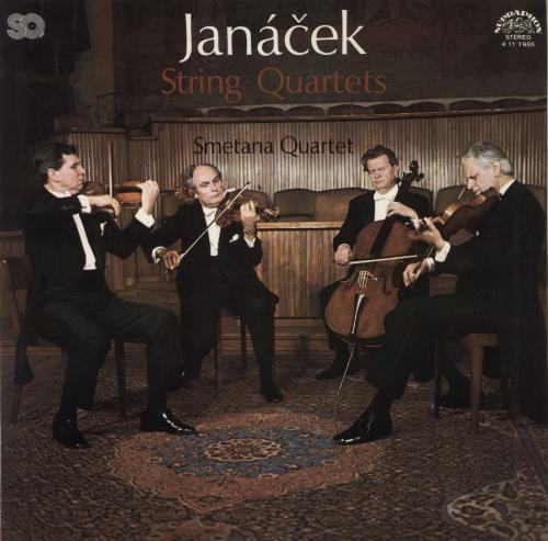 Leo Jancek String Quartet No 1 (Inspired By Tolstoy's "Kreutzer Sonata) String Quartet No 2 (Intimate Pages) vinyl LP album (LP record) Czech JKALPST877905