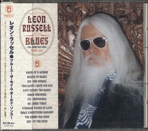 Leon Russell Blues - The Same Old Song + Obi CD album (CDLP) Japanese LRUCDBL80788