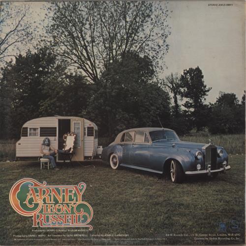 Leon Russell Carney - Label variant vinyl LP album (LP record) UK LRULPCA880778