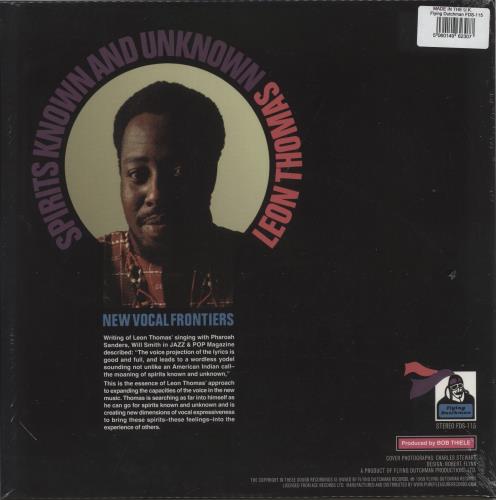 Leon Thomas Spirits Known And Unknown - Shrink vinyl LP album (LP record) UK 2K-LPSP866967