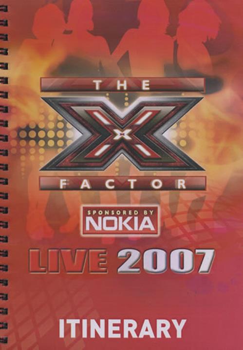 Leona Lewis The X-Factor Live Tour Itinerary UK LE8BKTH406798