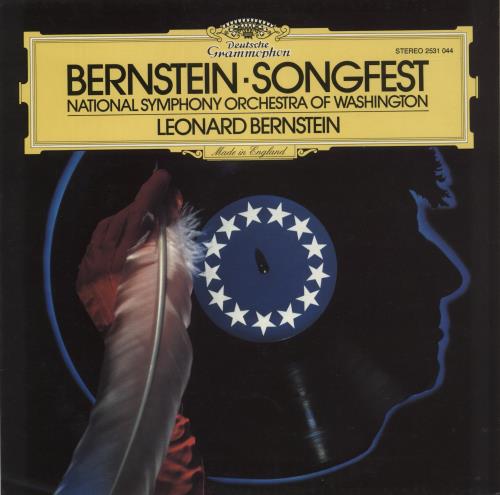 Leonard Bernstein Songfest vinyl LP album (LP record) UK 5LBLPSO863751