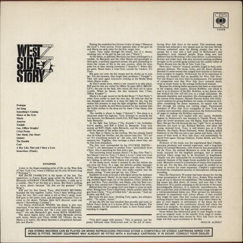 Leonard Bernstein West Side Story vinyl LP album (LP record) UK 5LBLPWE563563