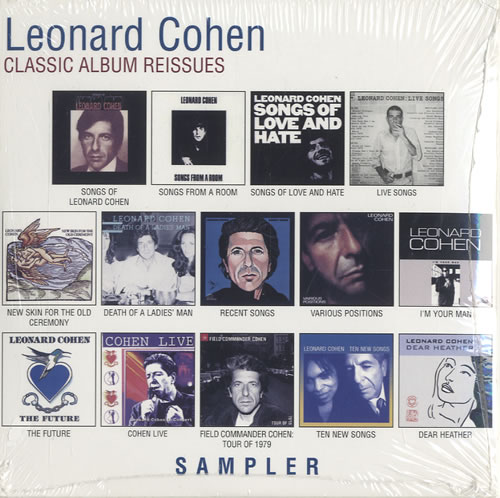 Leonard Cohen Classic Album Reissues Sampler CD album (CDLP) US COHCDCL456509