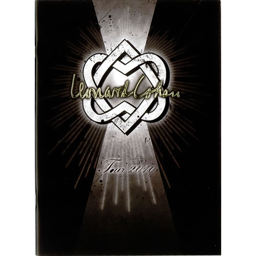 Leonard Cohen European Tour 2010 tour programme UK COHTREU522955