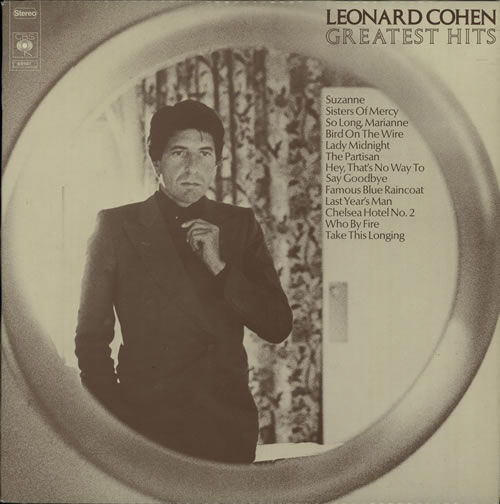 Leonard Cohen Greatest Hits vinyl LP album (LP record) Spanish COHLPGR637764