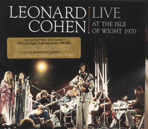 Leonard Cohen Live At The Isle Of Wight 1970 2-disc CD/DVD set UK COH2DLI813211