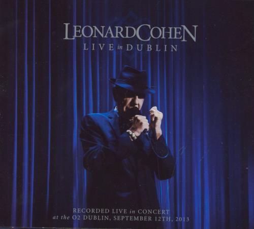 Leonard Cohen Live In Dublin 3-disc CD/DVD Set UK COH3DLI805146