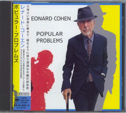 Leonard Cohen Popular Problems CD album (CDLP) Japanese COHCDPO807014