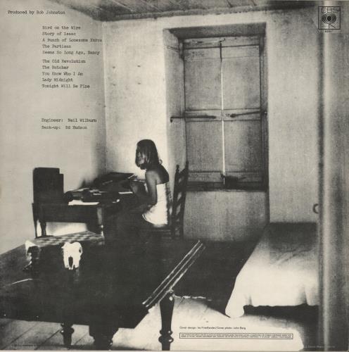 Leonard Cohen Songs From A Room - 3rd vinyl LP album (LP record) UK COHLPSO879346