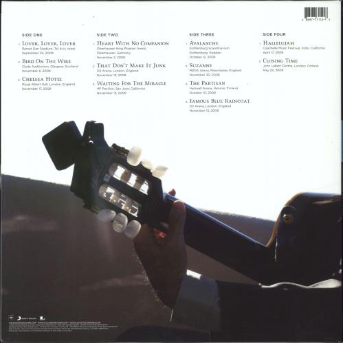 Leonard Cohen Songs From The Road 2-LP vinyl record set (Double LP Album) UK COH2LSO827799