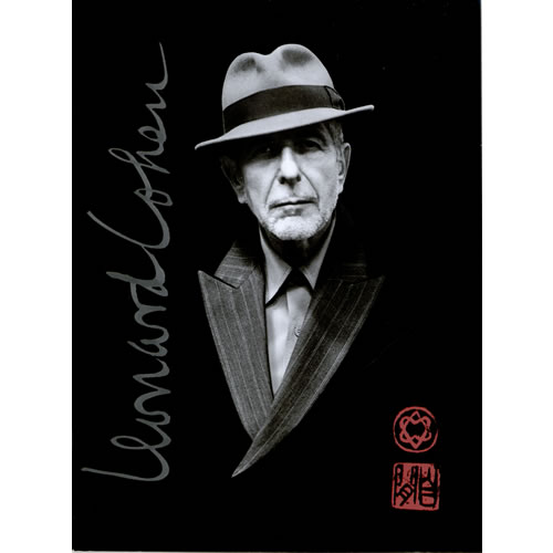 Leonard Cohen World Tour 2008 tour programme UK COHTRWO459846