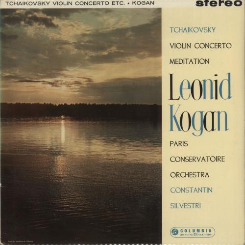 Leonid Kogan Tchaikovsky: Violin Concerto / Meditation - 1st (SAX 2323) vinyl LP album (LP record) UK N7PLPTC703089