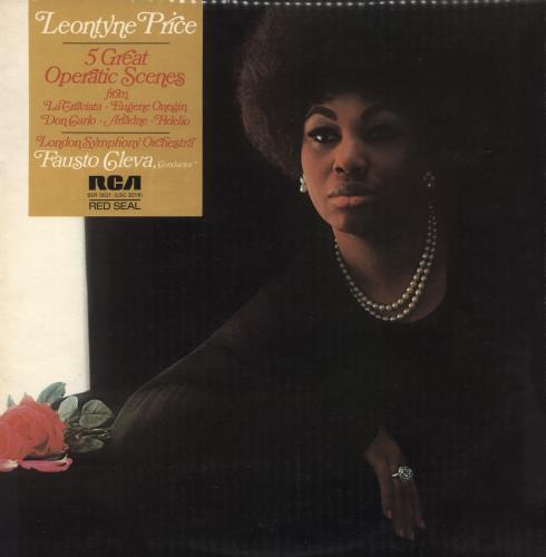 Leontyne Price 5 Great Operatic Scenes vinyl LP album (LP record) UK 1LPLPGR747121