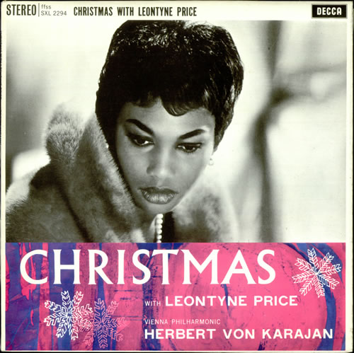 Leontyne Price Christmas With Leontyne Price vinyl LP album (LP record) UK 1LPLPCH523078