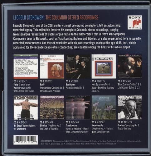 Leopold Stokowski The Columbia Stereo Recordings CD Single Box Set UK L1OCXTH851110