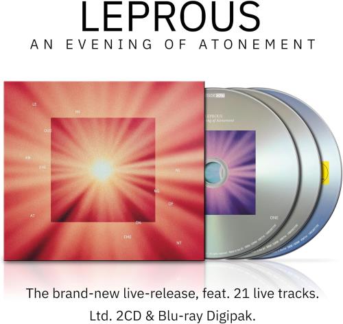 Leprous An Evening Of Atonement - 2CD & Blu-ray Set - Sealed 3-CD album set (Triple CD) UK 5GU3CAN877376