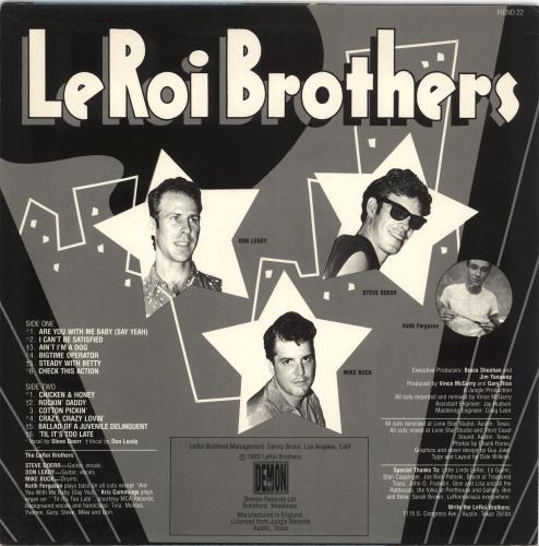 Leroi Brothers Check This Action vinyl LP album (LP record) UK L-XLPCH621849