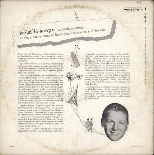 Les Baxter Kaleidoscope vinyl LP album (LP record) US 3LBLPKA699143