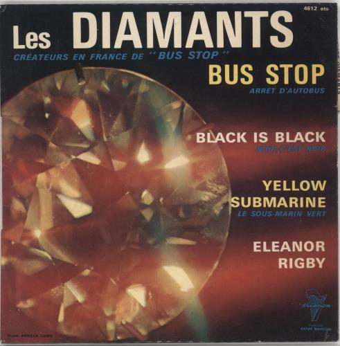 Les Diamants Bus Stop (Arrt D'Autobus) 7" vinyl single (7 inch record / 45) French ZX607BU721259