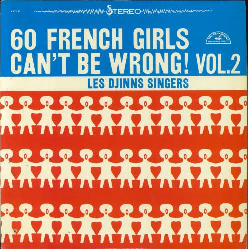 Les Djinns Singers 60 French Girls Can't Be Wrong vinyl LP album (LP record) US 5ZVLPFR807941