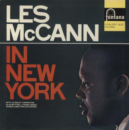 Les McCann In New York vinyl LP album (LP record) Dutch L~MLPIN810093