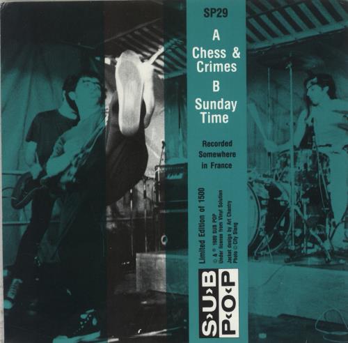 Les Thugs Chess & Crimes 7" vinyl single (7 inch record / 45) US LYX07CH870260