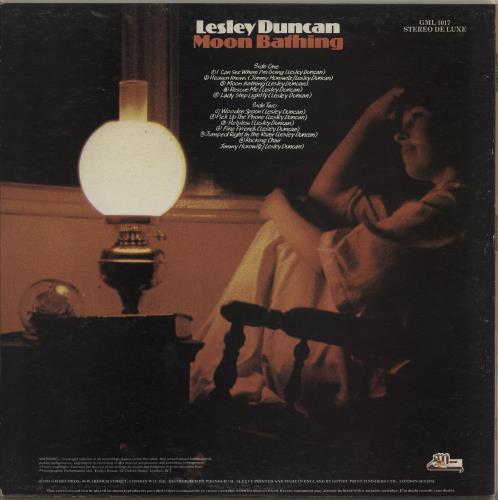Lesley Duncan Moon Bathing vinyl LP album (LP record) UK LESLPMO676188