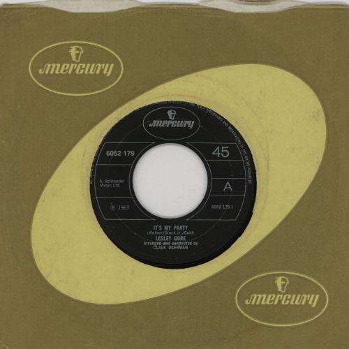 Lesley Gore It's My Party 7" vinyl single (7 inch record / 45) UK LGO07IT754951