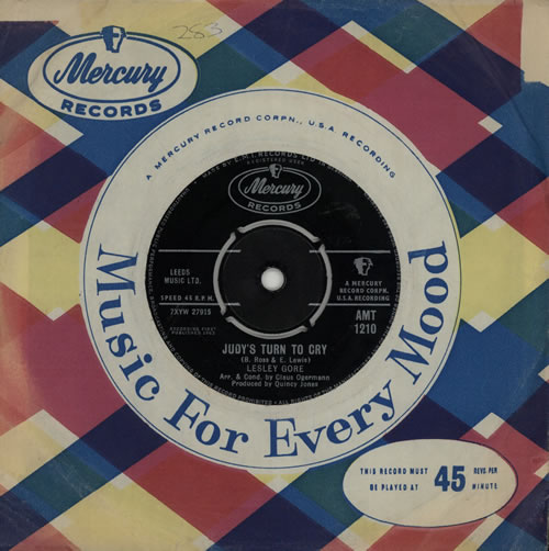 Lesley Gore Judy's Turn To Cry 7" vinyl single (7 inch record / 45) UK LGO07JU571793
