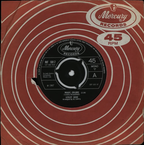 Lesley Gore Magic Colors 7" vinyl single (7 inch record / 45) UK LGO07MA572475