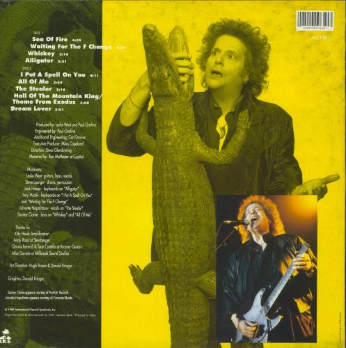 Leslie West Alligator vinyl LP album (LP record) Italian L-WLPAL823169