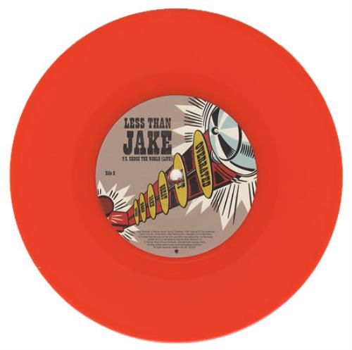Less Than Jake P.S. Shock The World 7" vinyl single (7 inch record / 45) UK LJA07PS379816
