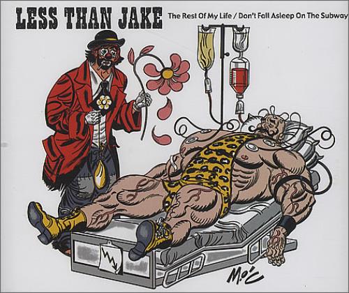 Less Than Jake The Rest Of My Life / Don't Fall Asleep On The Subway 2-CD single set (Double CD single) UK LJA2STH370264