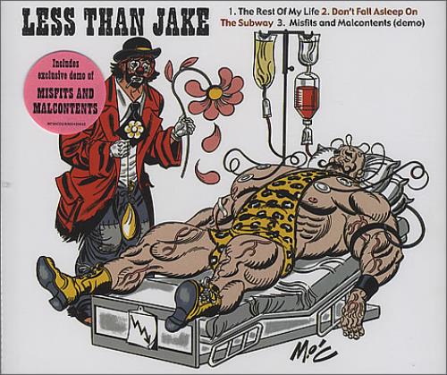 Less Than Jake The Rest Of My Life / Don't Fall Asleep On The Subway 2-CD single set (Double CD single) UK LJA2STH370264