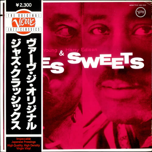 Lester Young Pres & Sweets + Obi vinyl LP album (LP record) Japanese LYJLPPR528811