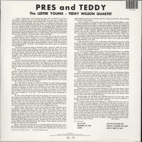 Lester Young Pres And Teddy - Sealed vinyl LP album (LP record) Japanese LYJLPPR874708