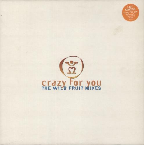 Let Loose Crazy For You + Poster 12" vinyl single (12 inch record / Maxi-single) UK LET12CR70915
