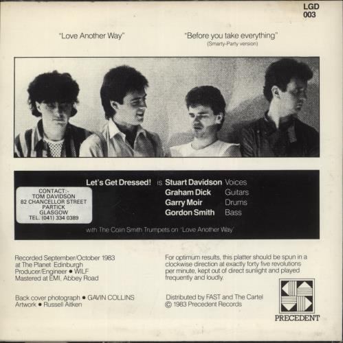 Let's Get Dressed! Love Another Way 7" vinyl single (7 inch record / 45) UK L-407LO623260