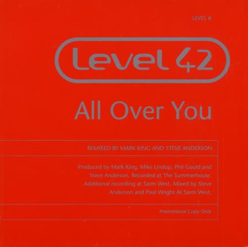Level 42 All Over You CD single (CD5 / 5") UK L42C5AL27772