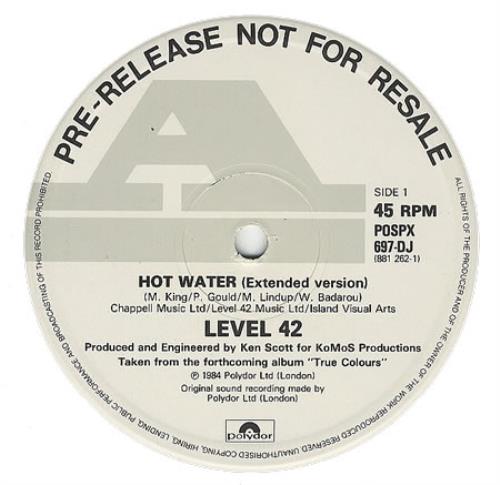 Level 42 Hot Water 12" vinyl single (12 inch record / Maxi-single) UK L4212HO190120