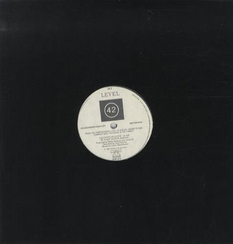 Level 42 Lessons In Love 12" vinyl single (12 inch record / Maxi-single) Canadian L4212LE69982