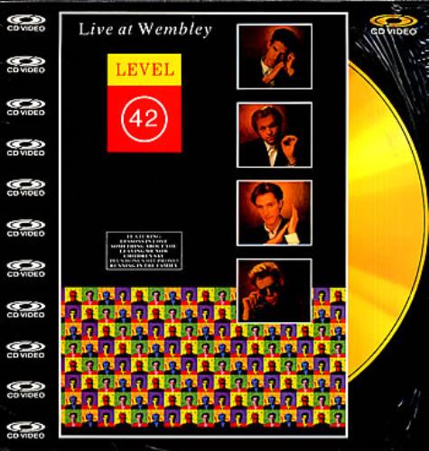 Level 42 Live At Wembley laserdisc / lazerdisc UK L42LZLI296381