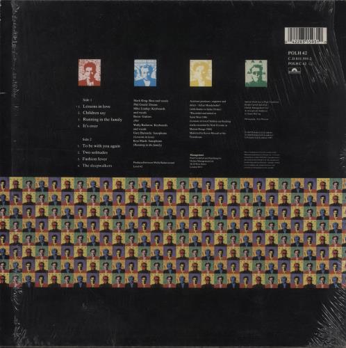 Level 42 Running In The Family - Shrink vinyl LP album (LP record) UK L42LPRU882672