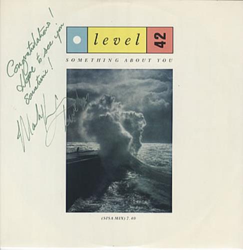 Level 42 Something About You - Autographed! 12" vinyl single (12 inch record / Maxi-single) UK L4212SO310808