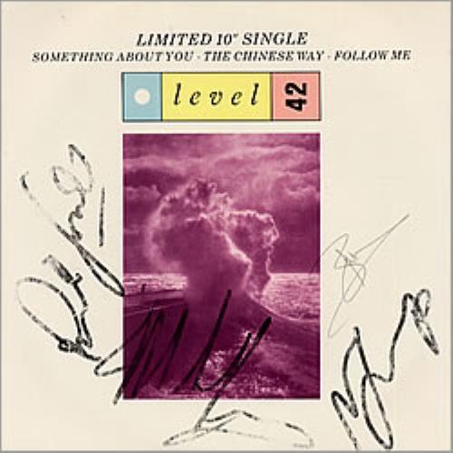 Level 42 Something About You - Autographed 10" vinyl single (10 inch record) UK L4210SO240017