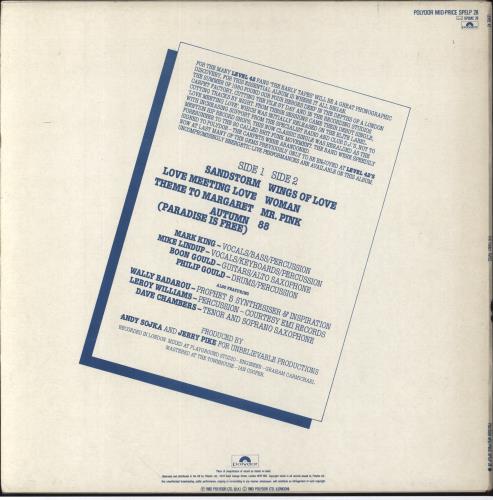 Level 42 The Early Tapes vinyl LP album (LP record) UK L42LPTH521889