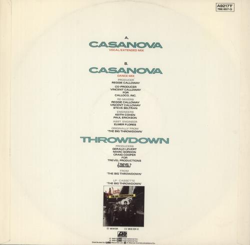 Levert Casanova - p/s 12" vinyl single (12 inch record / Maxi-single) UK VR212CA671719